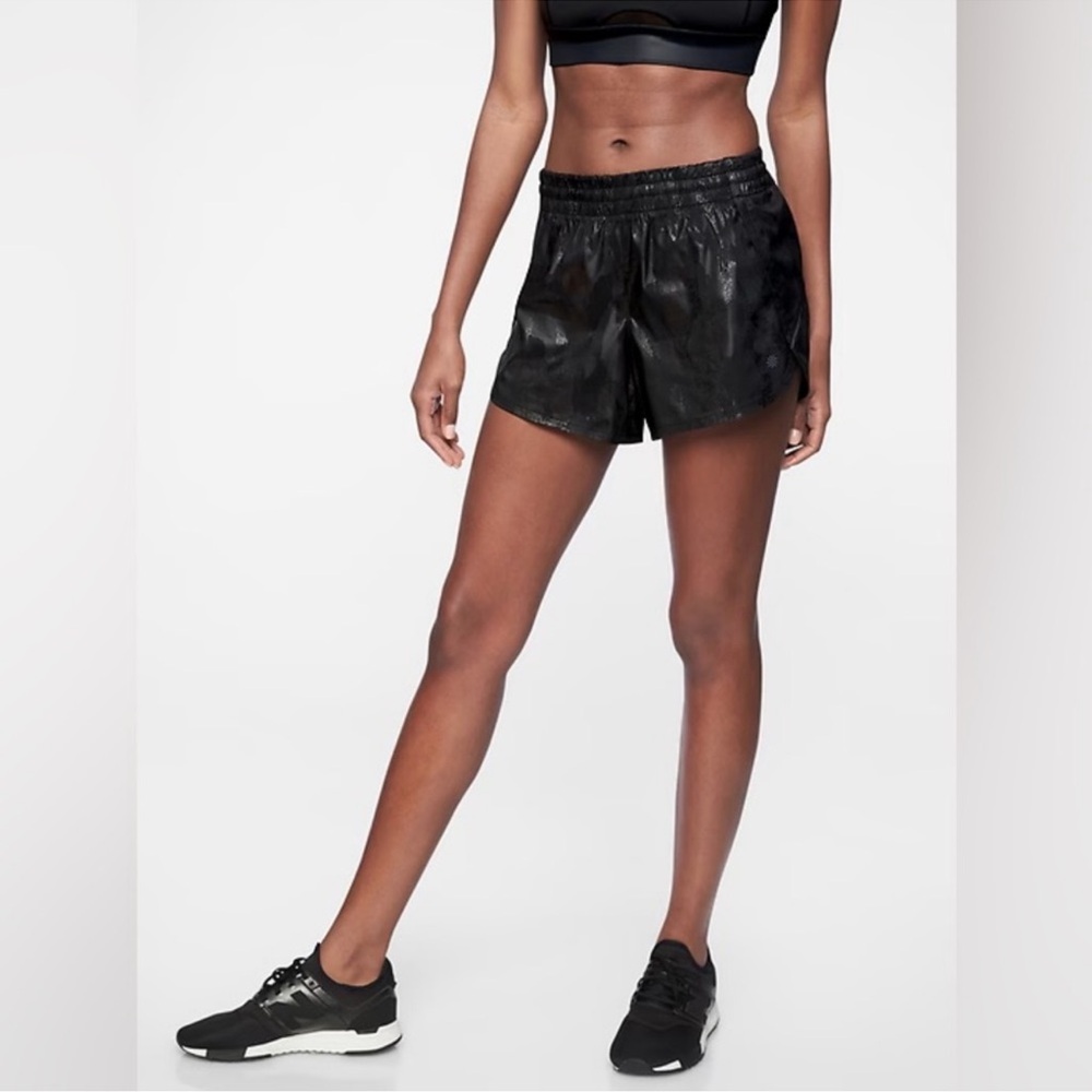 Athleta Camo Racer Running Short